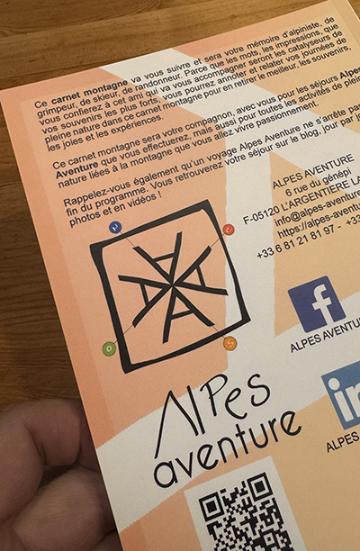 alpes aventure carnet montagne