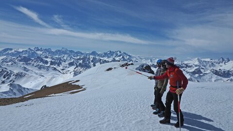 Raid à skis autour du Mont Thabor avec Alpes Aventure